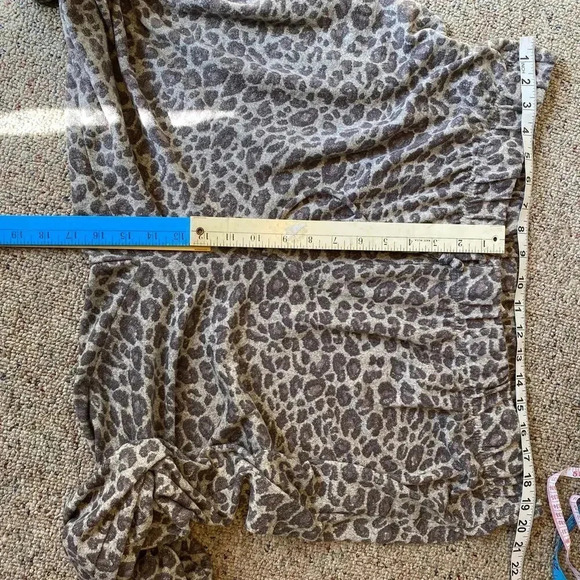 Time and Tru Chetah Print Casual Pull-on Joggers Pants Women Plus Size 2X - Picture 2 of 6